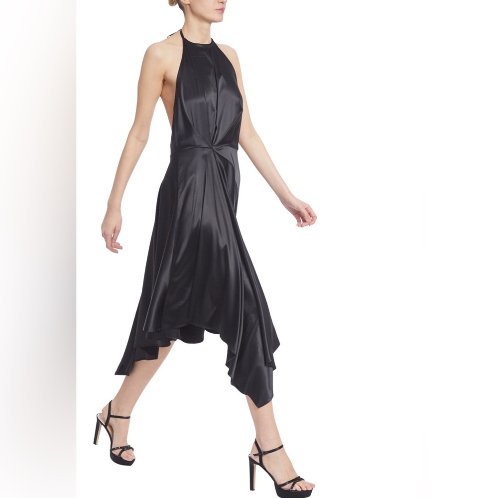 Badgley Mischka Halter Dress